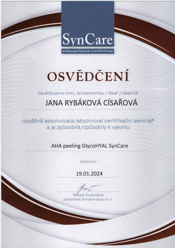 Certifikát 23