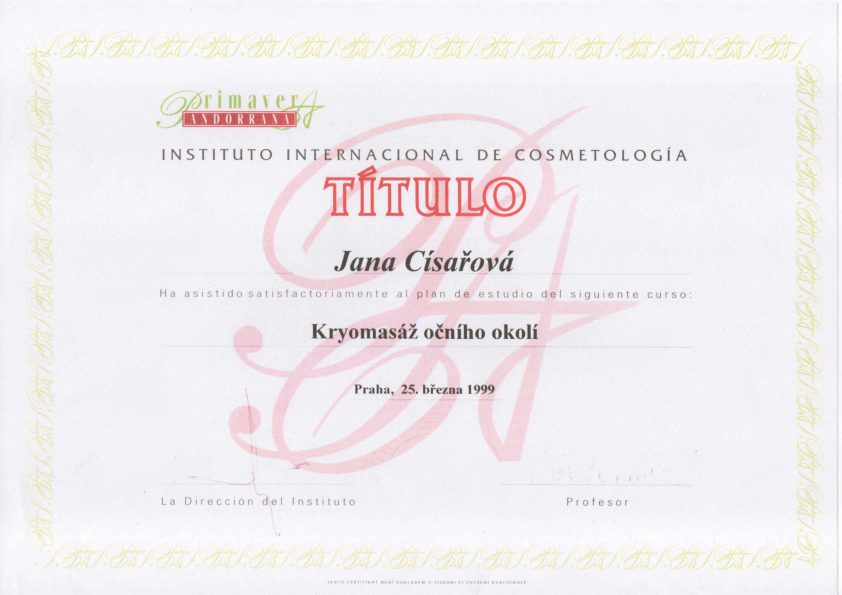 Certifikát 34